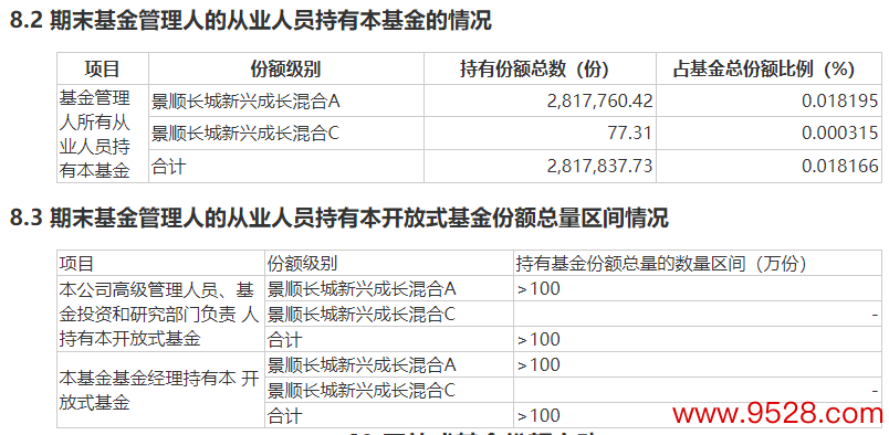 数据起原：景顺长城新兴成长搀和A昨年中报